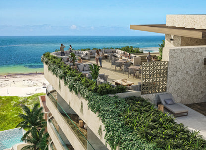 Condominio de 3 recámaras con vista al mar Puerto Morelos SoleBlu2026