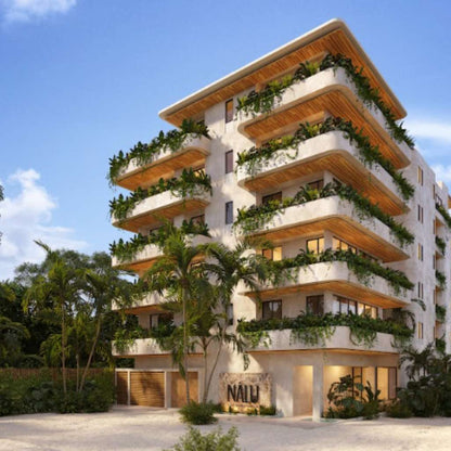 Condominio de 3 recámaras frente al mar Puerto Morelos Nalu2025